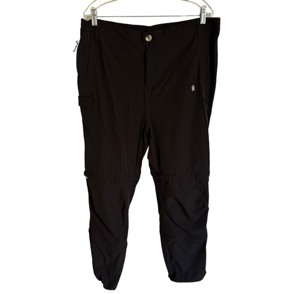 Little Donkey Andy Other - Little Donkey Andy Size XXL Black Nylon Zip Off Convertible‎ Cargo Pants Active
